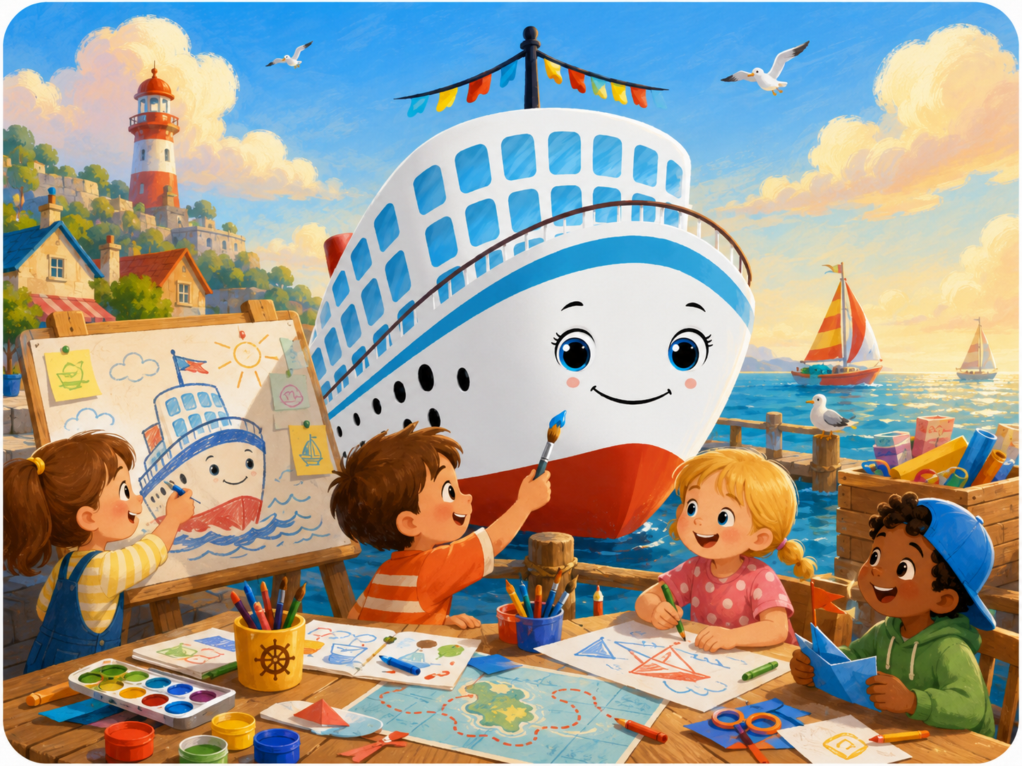 Joy At Sea Creative Process